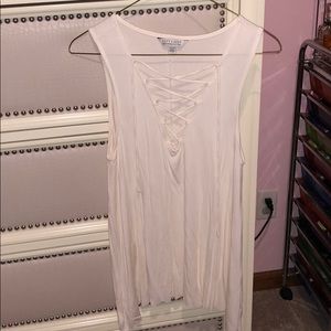 American eagle criss cross tank